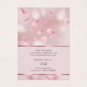 Blume Blätter Imitate Folie Halskette Display Kart (Rückseite)