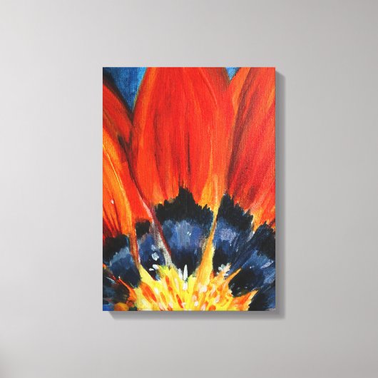 Blume Blätter Maler Kunst Leinwanddruck (Vorderseite)