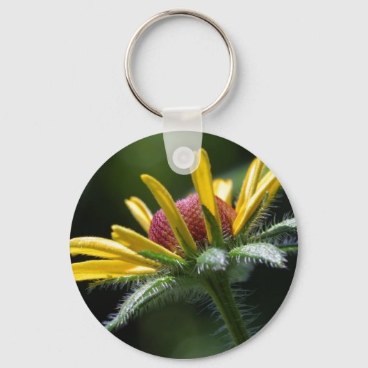 Blume Blätter Schlüsselanhänger (Vorderseite)