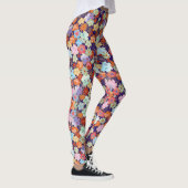 Blume, Blätter und Gestaltung Leggings (Rechts)