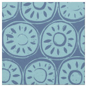 Blume blau stoff (Nahaufnahme)