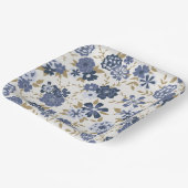 Blume Blauer Weintraum Botanisches Ereignis Pappteller (Gewinkelt)