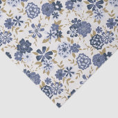 Blume Blauer Weintraum Botanisches Geschenk Seidenpapier (Ausschnitt)