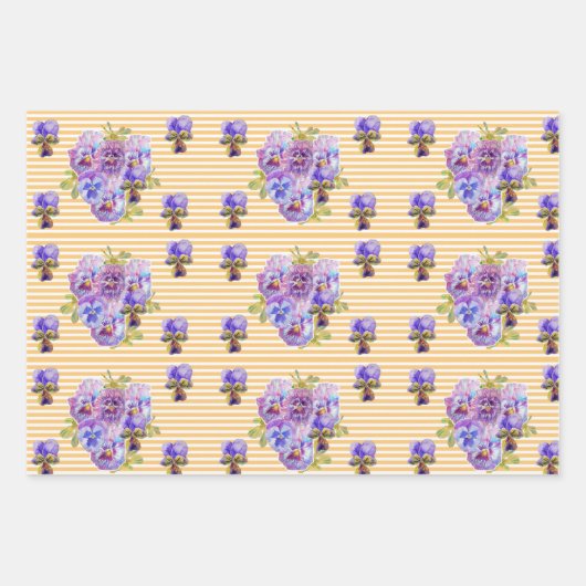 Blume Bléal Lilies Geschenkpapier Set (Vorderseite 2)