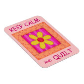 Blume-Block für Ruhe und Quilt-Anwendung behalten Magnet (Rechte Seite)
