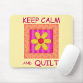 Blume-Block für Ruhe und Quilt-Anwendung behalten Mousepad (Mit Mouse)