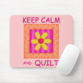 Blume-Block für Ruhe und Quilt-Anwendung behalten Mousepad (Mit Mouse)