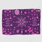 Blume Bloom Fairycore-Muster Golfhandtuch (Horizontal)
