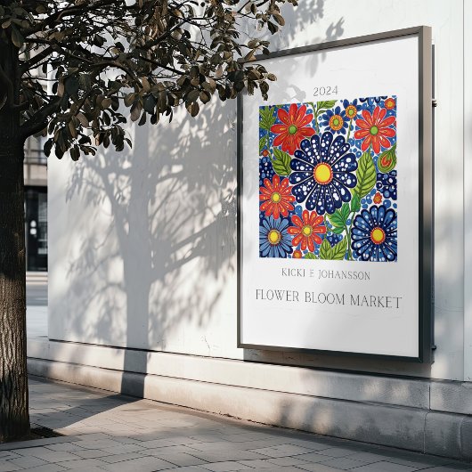 Blume Bloom Market Poster