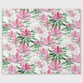 Blume Bloom Original Kunstwerk Aquarell Geschenkpapier (Flach)