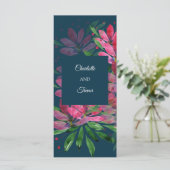 Blume Bloom Original Kunstwerk Aquarellkarte Karte (Stehend Vorderseite)