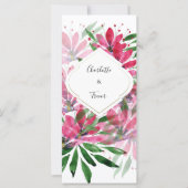 Blume Bloom Original Kunstwerk Aquarellkarte Karte (Vorderseite)