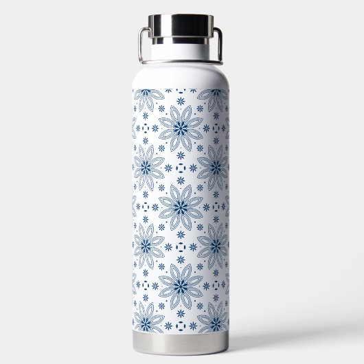 Blume Bloom Trinkflasche (Rückseite)