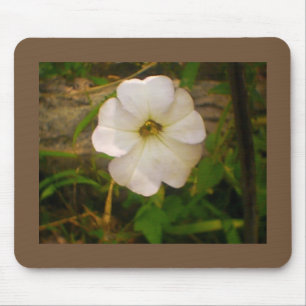 Blume Bloom Wood Grain Mousepad