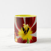 Blume Bloom Zweifarbige Tasse (Mittel)