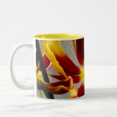 Blume Bloom Zweifarbige Tasse (Links)