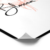 Blume Blossom Frühling Blumenstrauß Kunst Poster (Ecke)