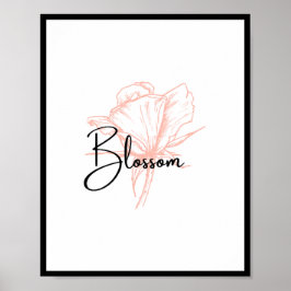 Blume Blossom Frühling Blumenstrauß Kunst Poster