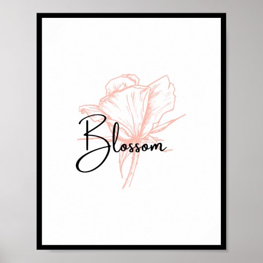 Blume Blossom Frühling Blumenstrauß Kunst Poster (Vorne)