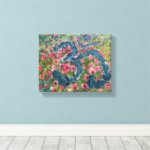 Blume Blossom - Om Leinwand Malerei (Insitu (Holzboden))