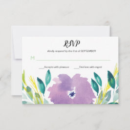 Blume Blossom RSVP-Karte Einladung