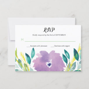 Blume Blossom RSVP-Karte Einladung
