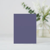 Blume Blue Postkarte (Stehend Vorderseite)