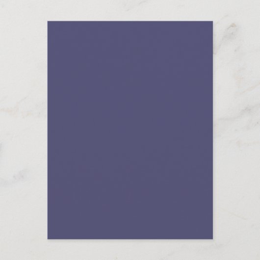 Blume Blue Postkarte (Vorderseite)