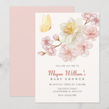 Blume blühen Babydusche