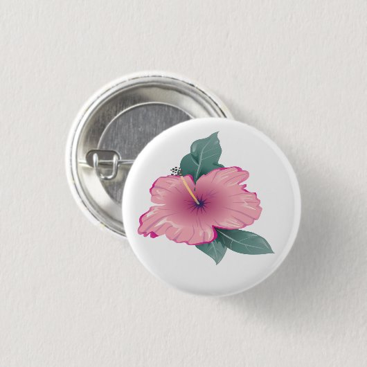 Blume blühen button (Vorne & Hinten)