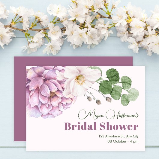 Blume blühen einladung