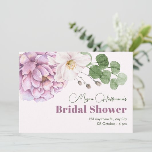 Blume blühen einladung (Stehend Vorderseite)