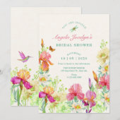 Blume blühen einladung (Vorne/Hinten)