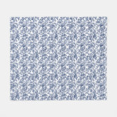 Blume blühen für ihre eigene Freude Fleecedecke (Vorderseite (Horizontal))