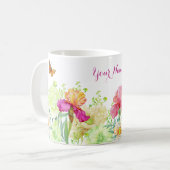Blume blühen kaffeetasse (Vorderseite Links)
