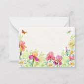 Blume blühen mitteilungskarte (Vorderseite)