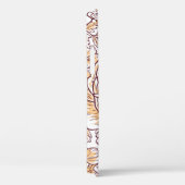 Blume blüht. Abstrakte Eleganz, nahtloses Muster Case-Mate iPhone Hülle (Rückseite / Rechts)