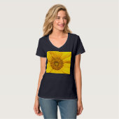 Blume blüht gelb T-Shirt (Vorderseite Vollansicht)