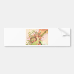 Blume blüht Rebe-Liebe-Schicksals-Kunst Digital Autoaufkleber