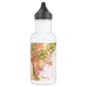 Blume blüht Rebe-Liebe-Schicksals-Kunst Digital Edelstahlflasche (Rechts)