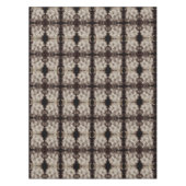 Blume blüht schwarz und weiß Abstrakte Farbtöne Tischdecke (Vorderseite)