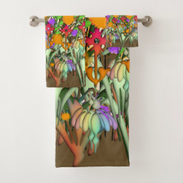 Blume Blume Blume Badhandtuch Set