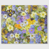 Blume, Blume, Blume Geschenkpapier (Flach)