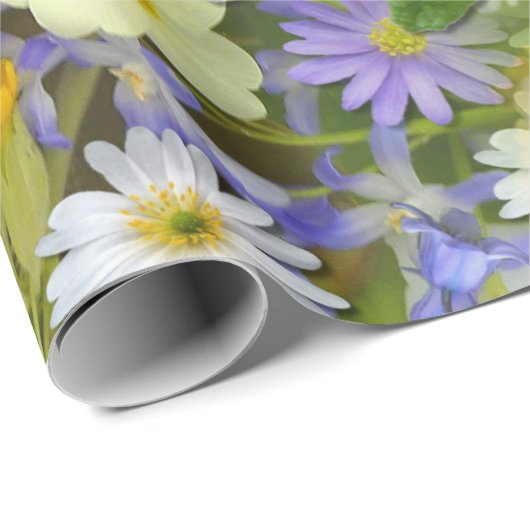 Blume, Blume, Blume Geschenkpapier (Rolleneckpunkt)