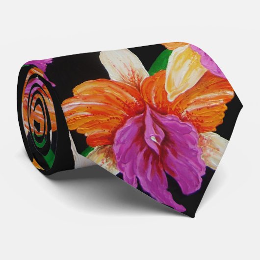 Blume, Blume, Blume Krawatte (Gerollt)