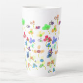 Blume Blume Blume Milchtasse (Vorderseite)