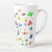 Blume Blume Blume Milchtasse (Rechts)