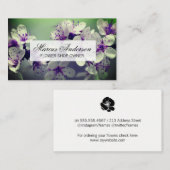 Blume | Blume | Florist Visitenkarte (Vorne/Hinten)