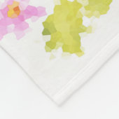 Blume Blume Mosaik 2 Fleecedecke (Ecke)