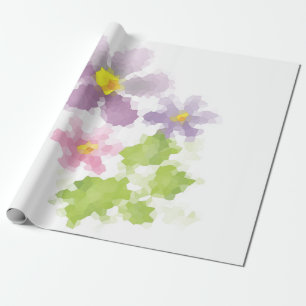 Blume Blume Mosaik 2 Geschenkpapier